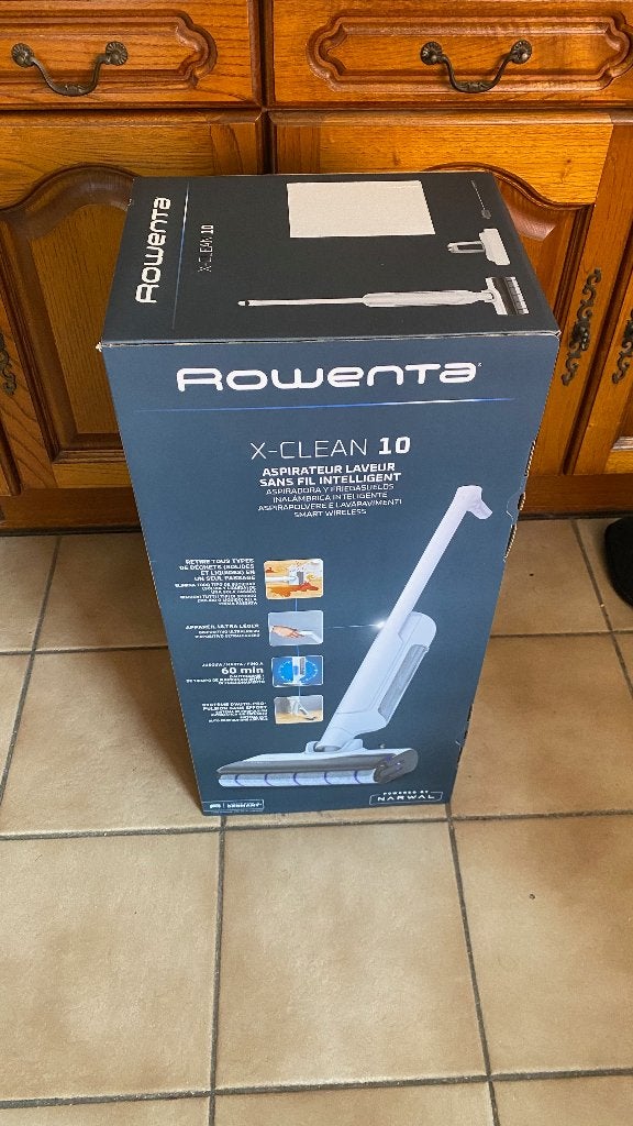 Rowenta X-Clean 10 - Stofzuigen en dweilen., Sans fil, Enlèvement, Nettoyeur combiné, Neuf