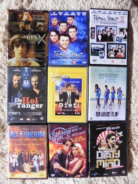 Vlaams Filmpakket (9 films + T-shirt Ben X), Cd's en Dvd's, Ophalen of Verzenden, Zo goed als nieuw