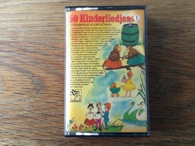 muziekcassette t.v. kinderkoor o.l.v. let van der velde, Enlèvement ou Envoi, En néerlandais, 1 cassette audio, Originale