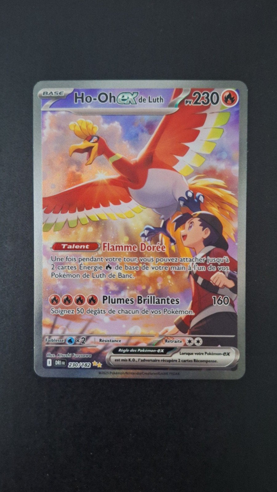 carte pokemon Ho-ho ex de Luth 230/182, Enlèvement, Neuf, Cartes en vrac