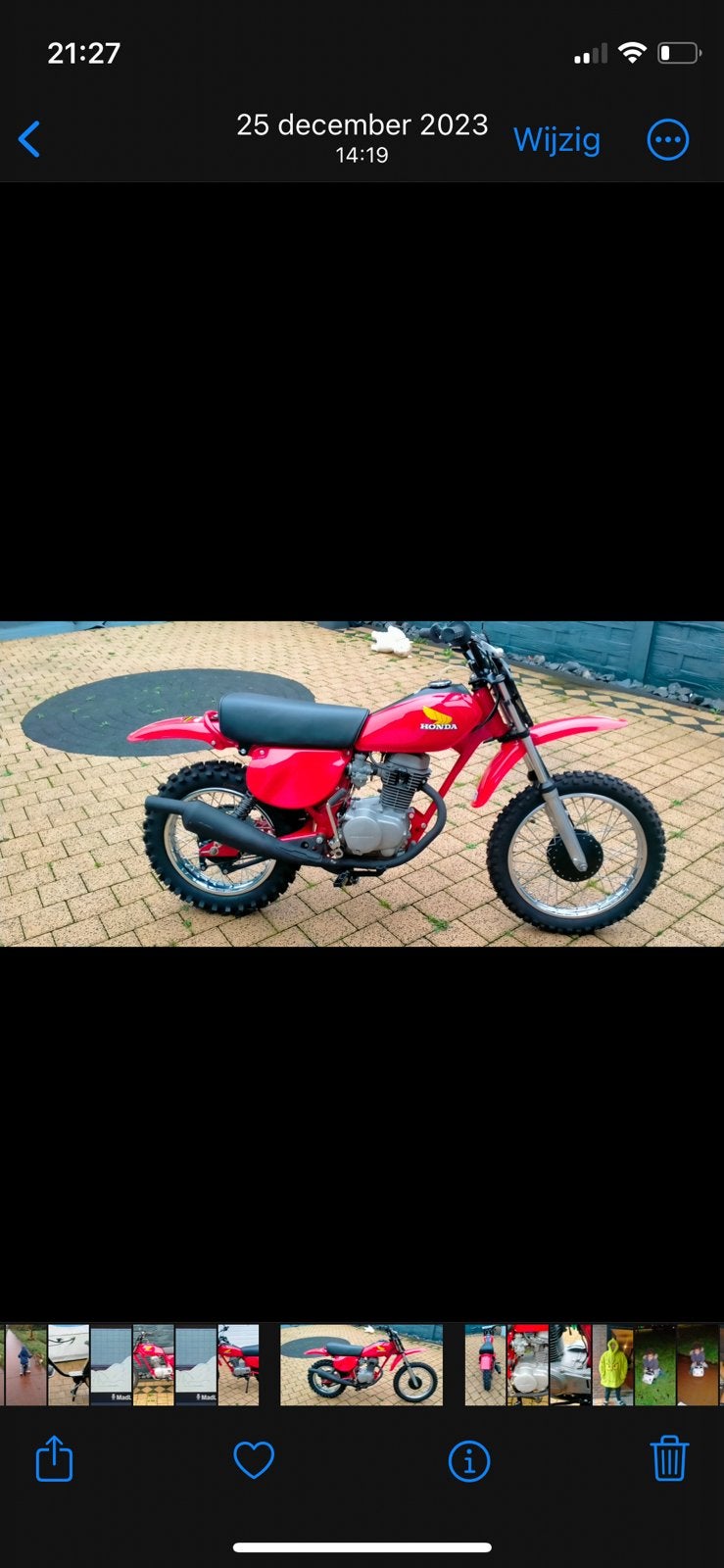 Honda xr 80, Ophalen, Zo goed als nieuw, Honda