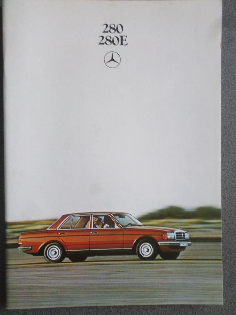 Brochure pour les Mercedes 280 et 280 E 1980, Enlèvement ou Envoi, Mercedes
