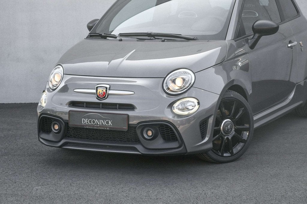Fiat 500 Abarth 595 *AIRCO*NAVI*BLUETOOTH*SENSOREN*LEDER*, Autos, Fiat, Cuir, Argent ou Gris, Achat, Euro 6