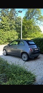 Fiat 500 - Cabrio, Autos, Argent ou Gris, Achat, Beige, Boîte manuelle