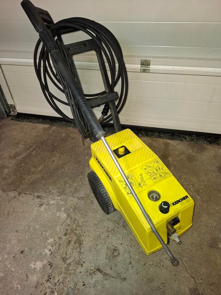 Karcher hogedrukreiniger, Ophalen