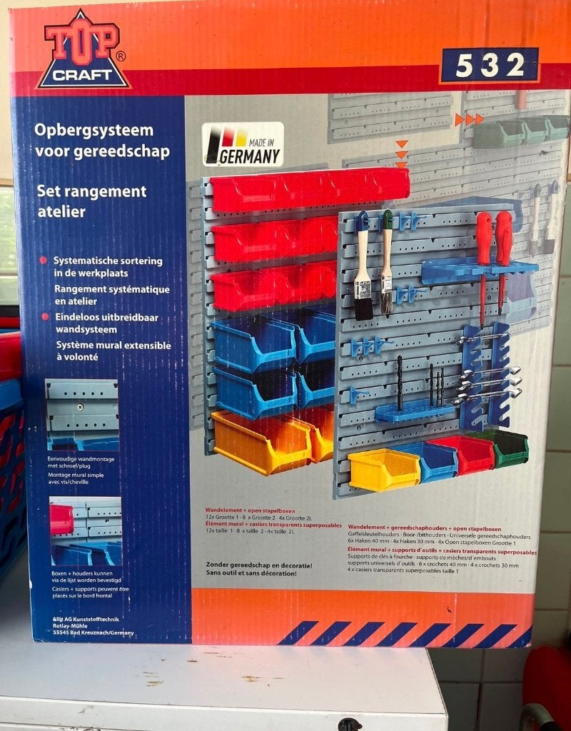 Système de rangement d'outils TopCraft - NOUVEAU, Bricolage & Construction, Enlèvement, Neuf, Rangement d'outils, Autres marques