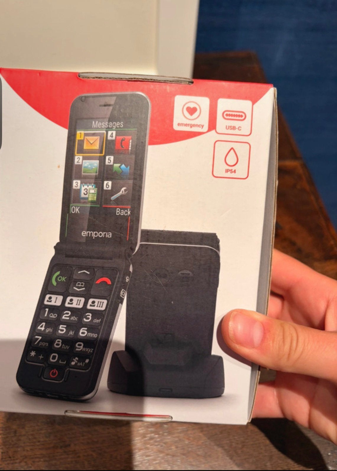 Emporia klaptelefoon, Telecommunicatie, Mobiele telefoons | Overige merken, Ophalen of Verzenden, Zo goed als nieuw
