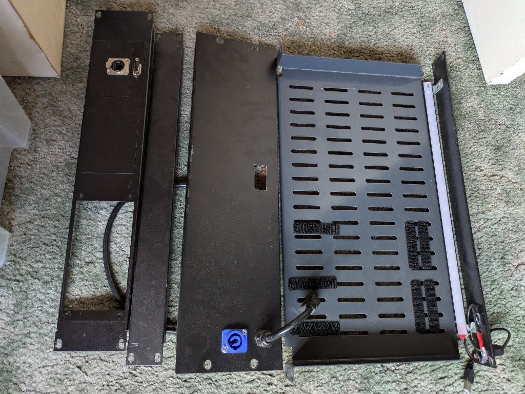 19 inch rack onderdelen, Ophalen of Verzenden, Gebruikt