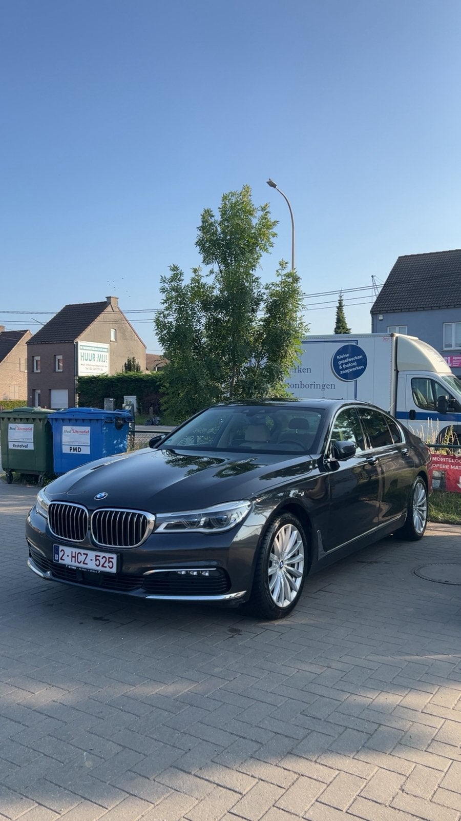 BMW 740D XDrive BTW WAGEN, Autos, Cuir, Argent ou Gris, Achat, Entretenue par le concessionnaire