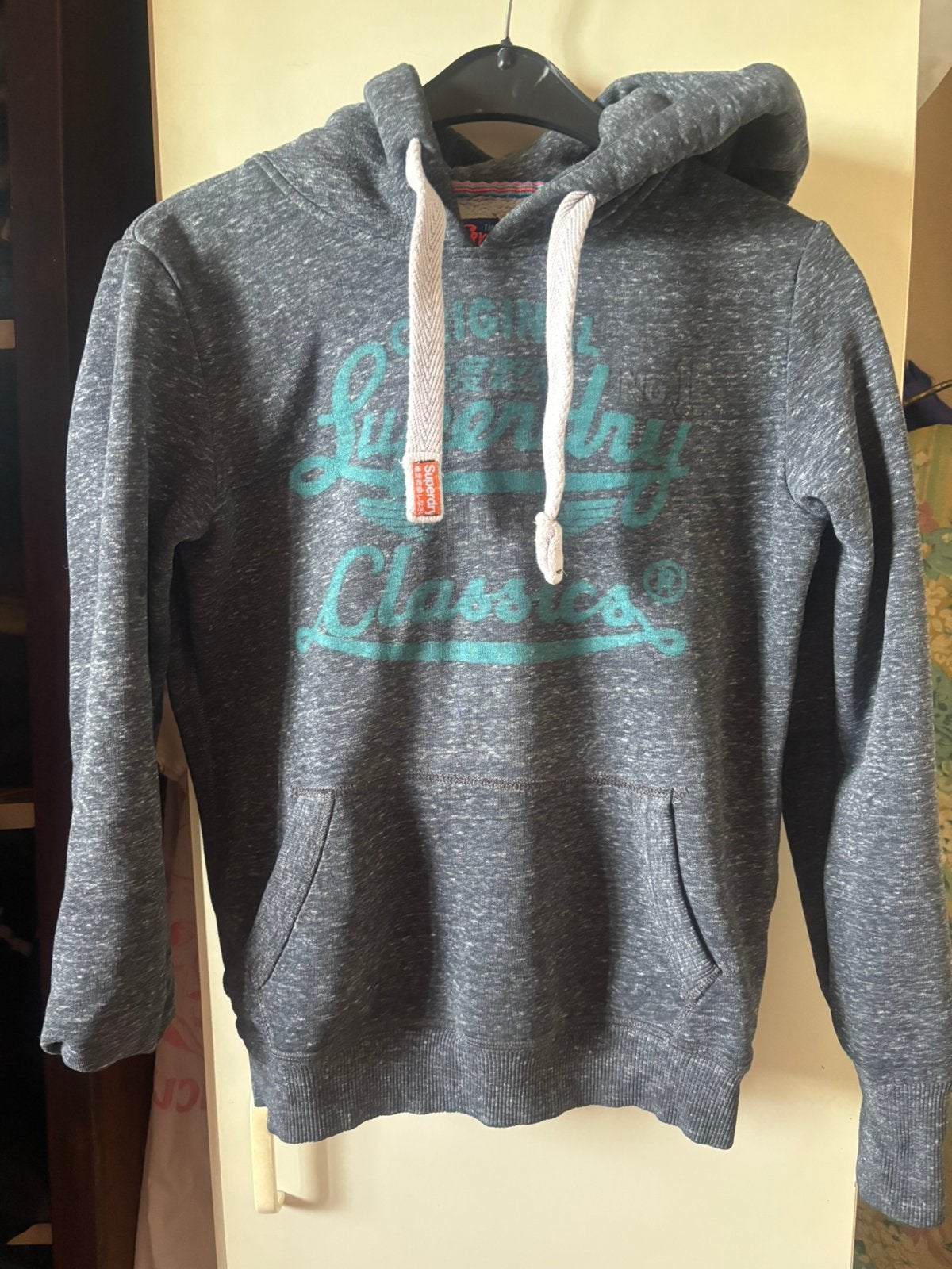 trui superdry, Kleding | Dames, Ophalen of Verzenden, Zo goed als nieuw, Maat 38/40 (M), Grijs