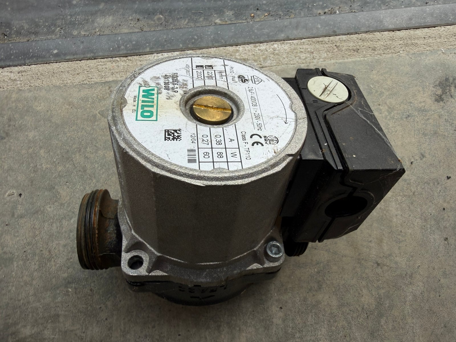 Pompe de circulation Wilo RS 25/5-2 P CV 230V, Moins de 30 cm, Moins de 60 cm, Enlèvement ou Envoi, Utilisé