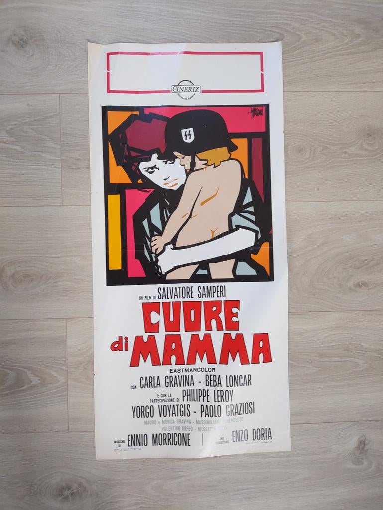 Affiche de cinéma du film Cuore du Mama de 1969, Enlèvement