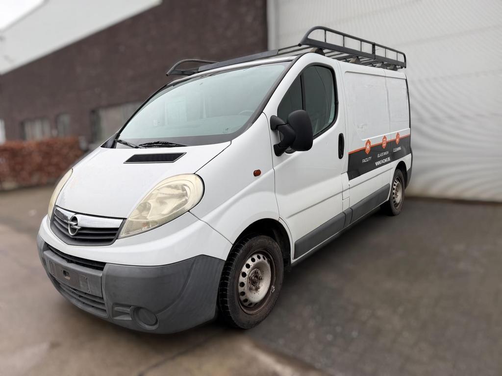 Opel Vivaro 2.0d | Dakdrager | Schuifdeur | 1ste eigenaar, Auto's, Stof, Vivaro, Wit, Bedrijf