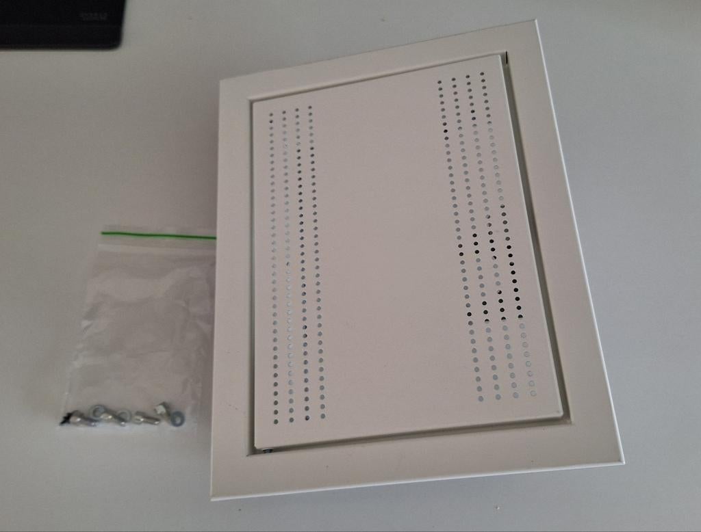 NIEUW - wit metalen inspectieluik / technisch luik - magneet, Ophalen of Verzenden, Nieuw