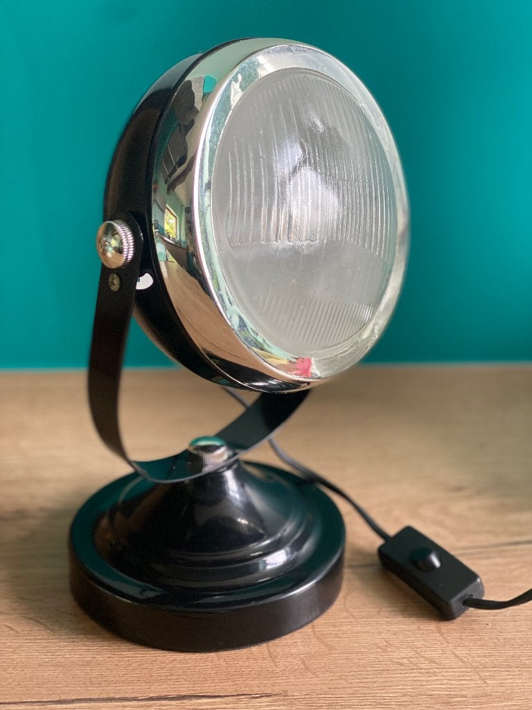 Lampe style phare de moto, Huis en Inrichting, Lampen | Overige, Ophalen, Gebruikt