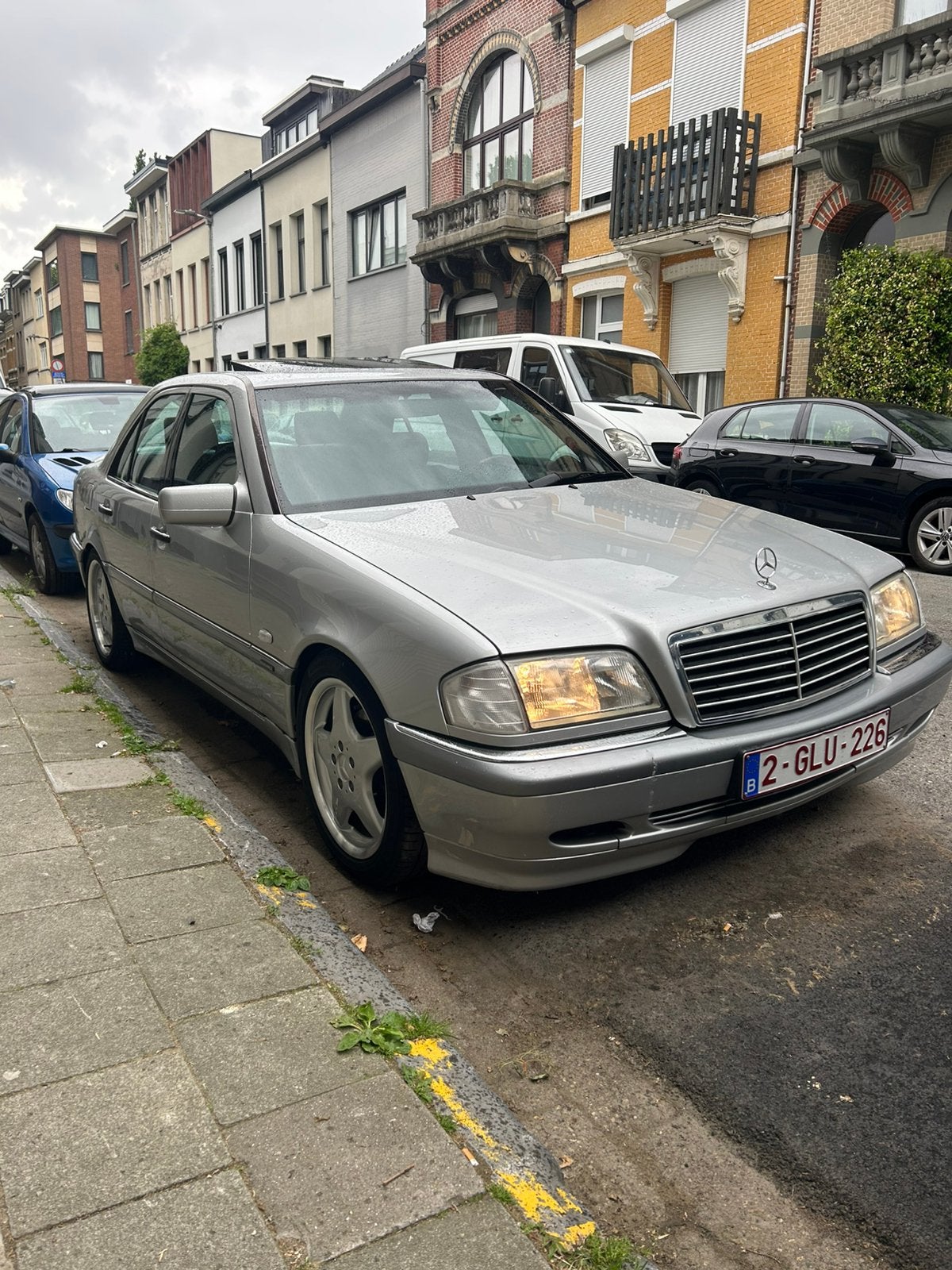 Mercedes C-klasse 200 Elegance W202 benzine 1999, Auto's, Mercedes-Benz, Zwart, 4 cilinders, Electronic Stability Program (ESP)