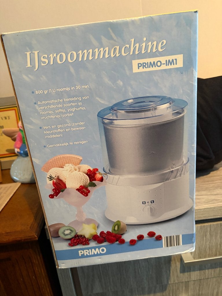 Ijsmachine, Ophalen, Zo goed als nieuw