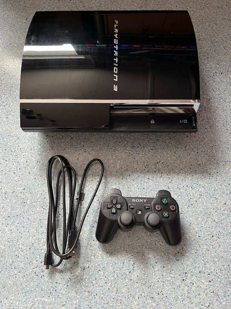 PlayStation 3 60Go Retrocompatible ps1 ps2, Games en Spelcomputers, Spelcomputers | Sony PlayStation 3, Zo goed als nieuw, Phat