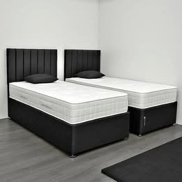 Lit avec matelas — Paiement à la livraison, Maison & Meubles, Envoi, Neuf, Deux personnes, Autres couleurs