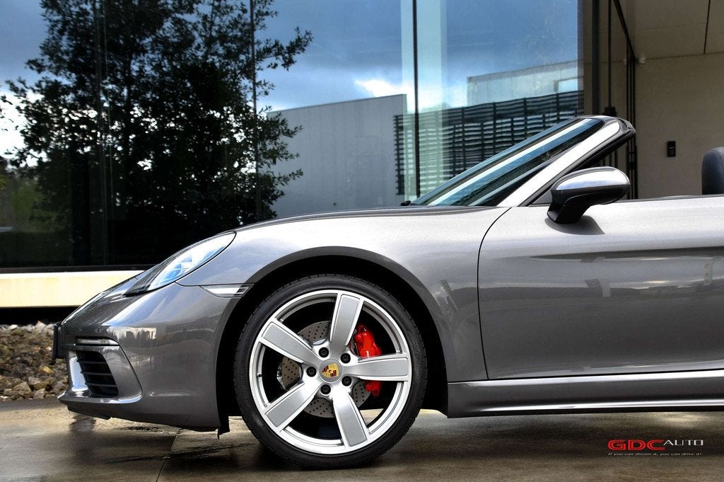 Porsche Boxster 718 l Boxster l Rode remklauwen l Zetelverwa, Auto's, Achterwielaandrijving, Gebruikt, 4 cilinders, Cabriolet