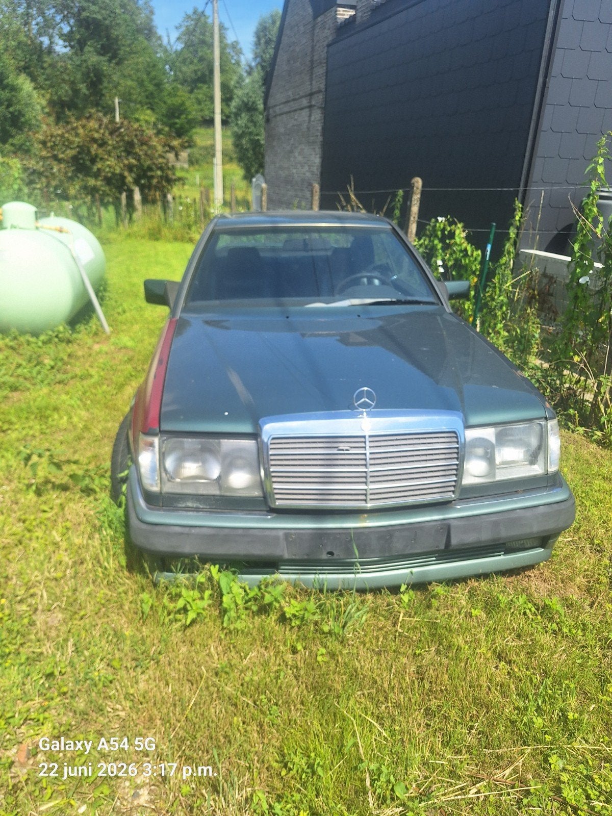 Mercedes 124 ce 230 carat en originele s600 velgen, Autos, Cuir, Achat, Boîte manuelle, Noir