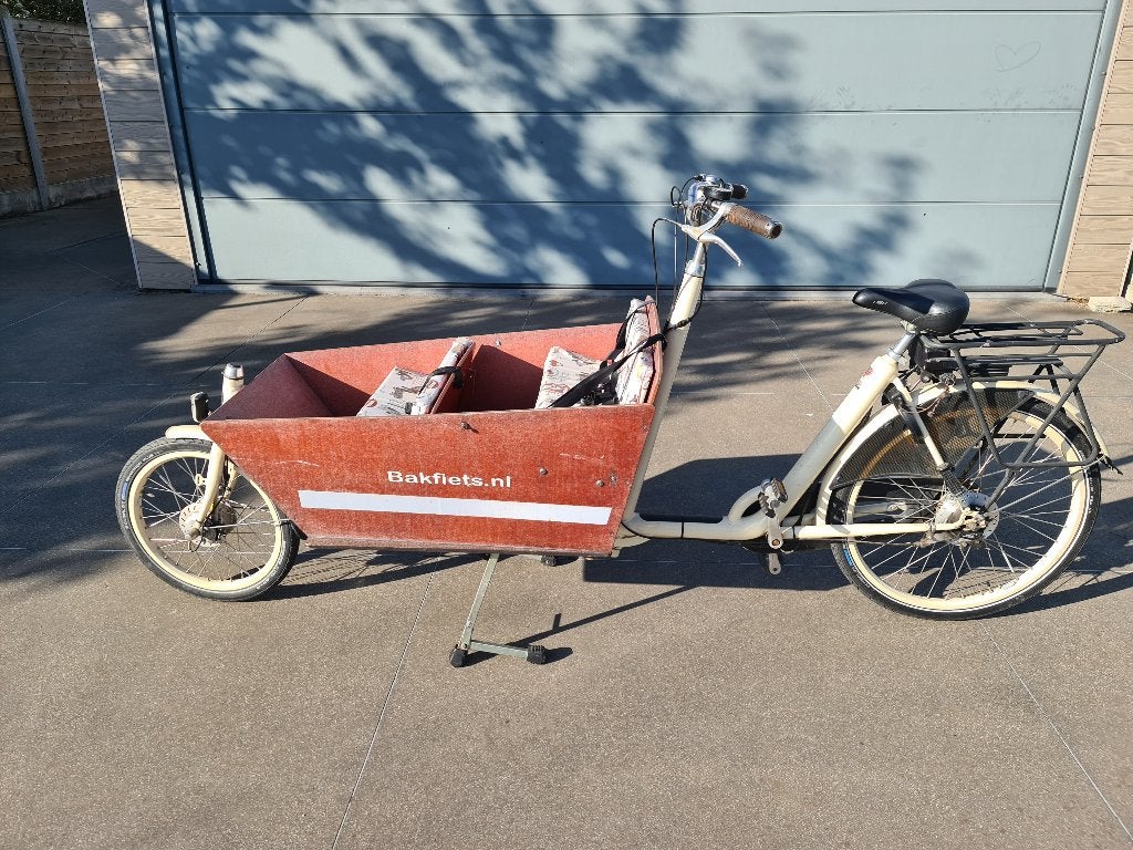 elektrische bakfiets, Fietsen en Brommers, Ophalen, Zo goed als nieuw