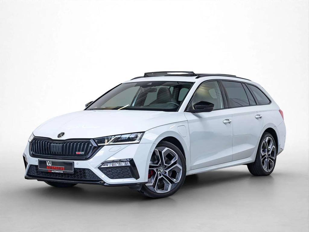 Skoda Octavia V RS|PHEV|PANO|CARBON|HEAD-UP|AMBIENTLIGHT|HEA, Auto's, Automaat, 245 pk, Gebruikt, 4 cilinders