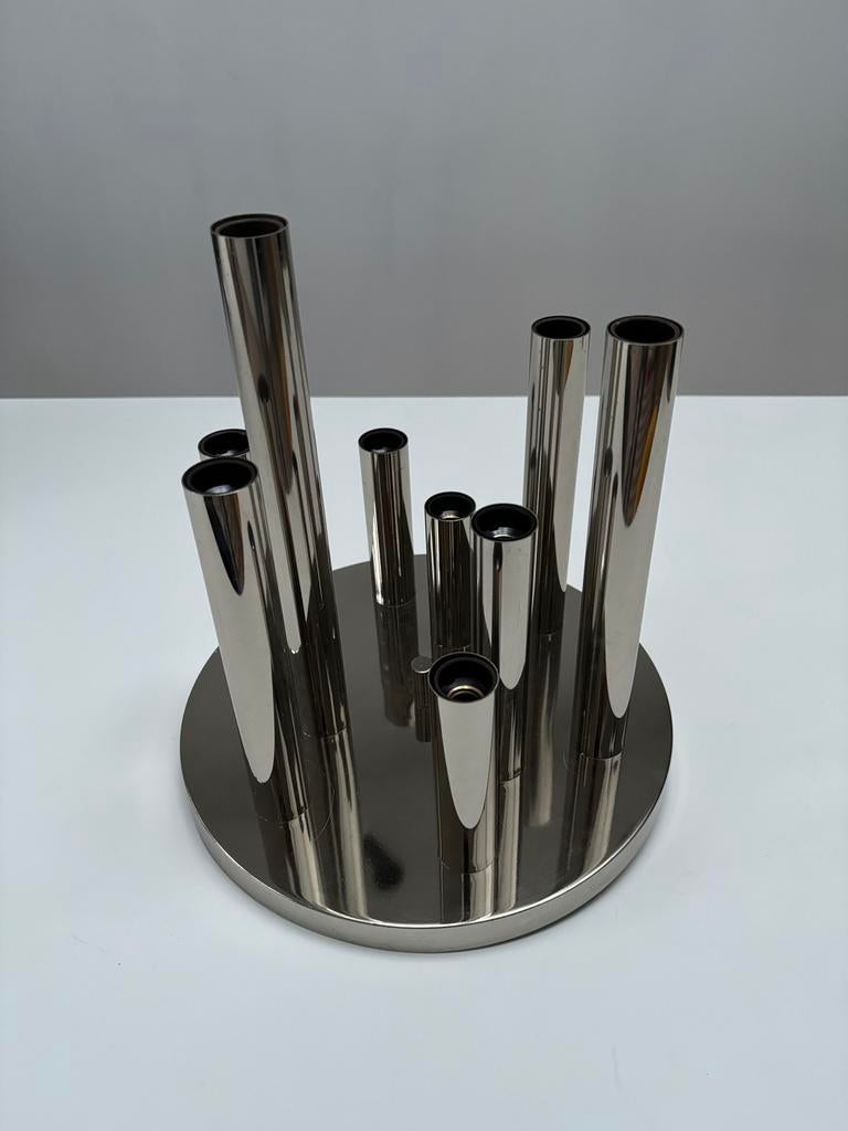 Giatano Scolari design plafondlamp, Enlèvement ou Envoi, Comme neuf, Métal