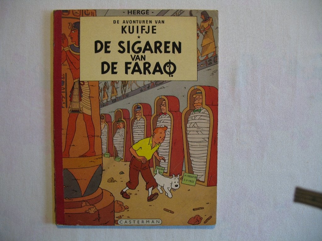 Kuifje; de sigaren van de farao; 1ste druk heruitg1961, Une BD, Enlèvement ou Envoi