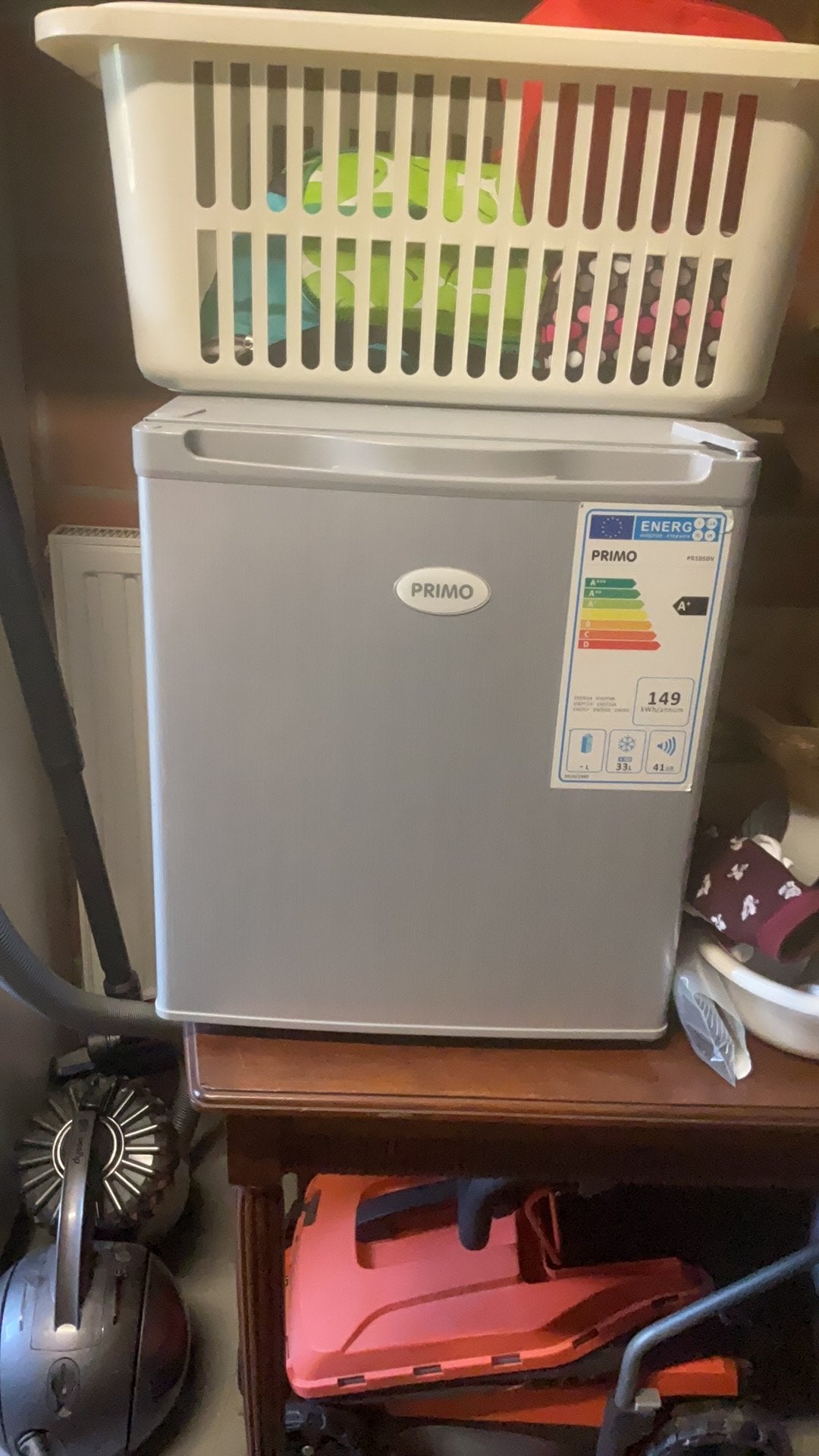 Kleine diepvries, Elektronische apparatuur, Minder dan 85 cm, Zo goed als nieuw, Energieklasse A of zuiniger, Vrijstaand