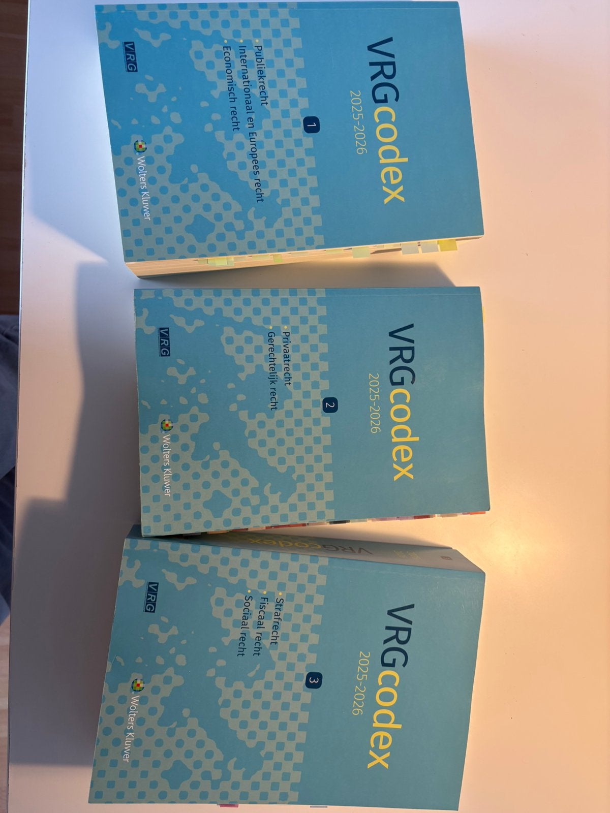 VRG Codex 2025-2026, Enlèvement ou Envoi