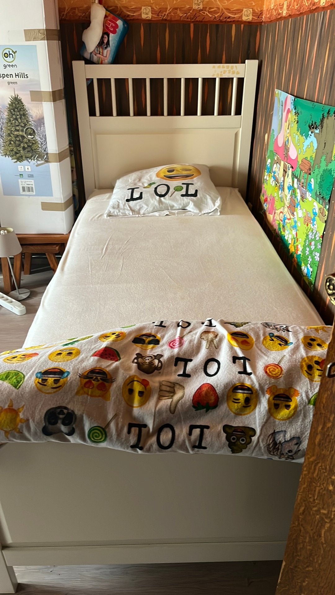 Eenpersoonsbed met lattenbodem, 85 tot 100 cm, Gebruikt, 180 cm of meer, Ophalen
