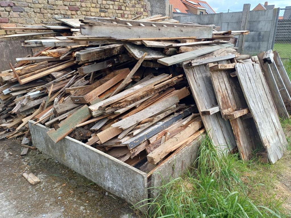 Gratis brandhout, Tuin en Terras, Ophalen