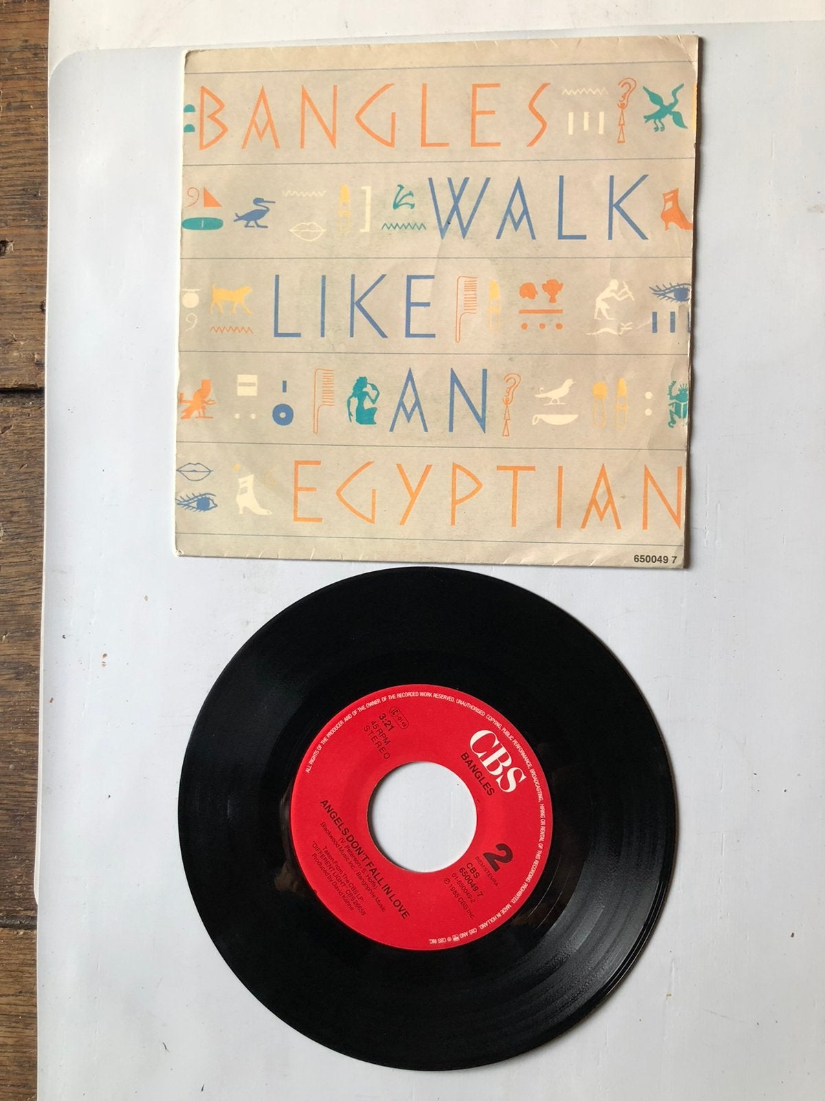 Bangles: walk like an egyptian ( 1985), Verzenden, Gebruikt