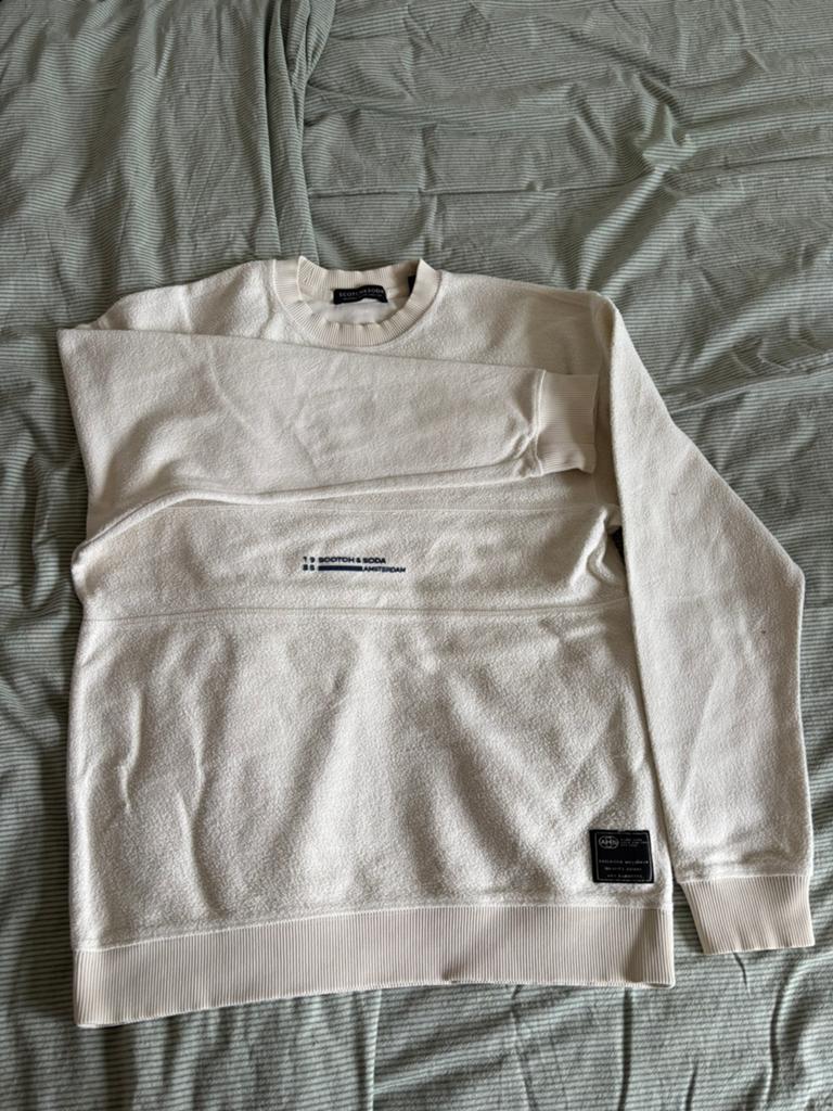 Trui scotch en soda, Verzenden, Zo goed als nieuw, Maat 46 (S) of kleiner, Beige