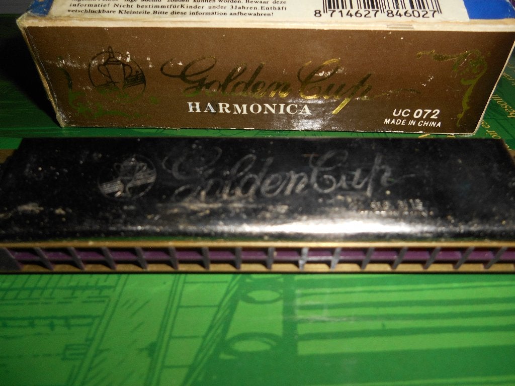 Harmonica Golden Cup UC 072, Muziek en Instrumenten, Ophalen of Verzenden, Mondharmonica