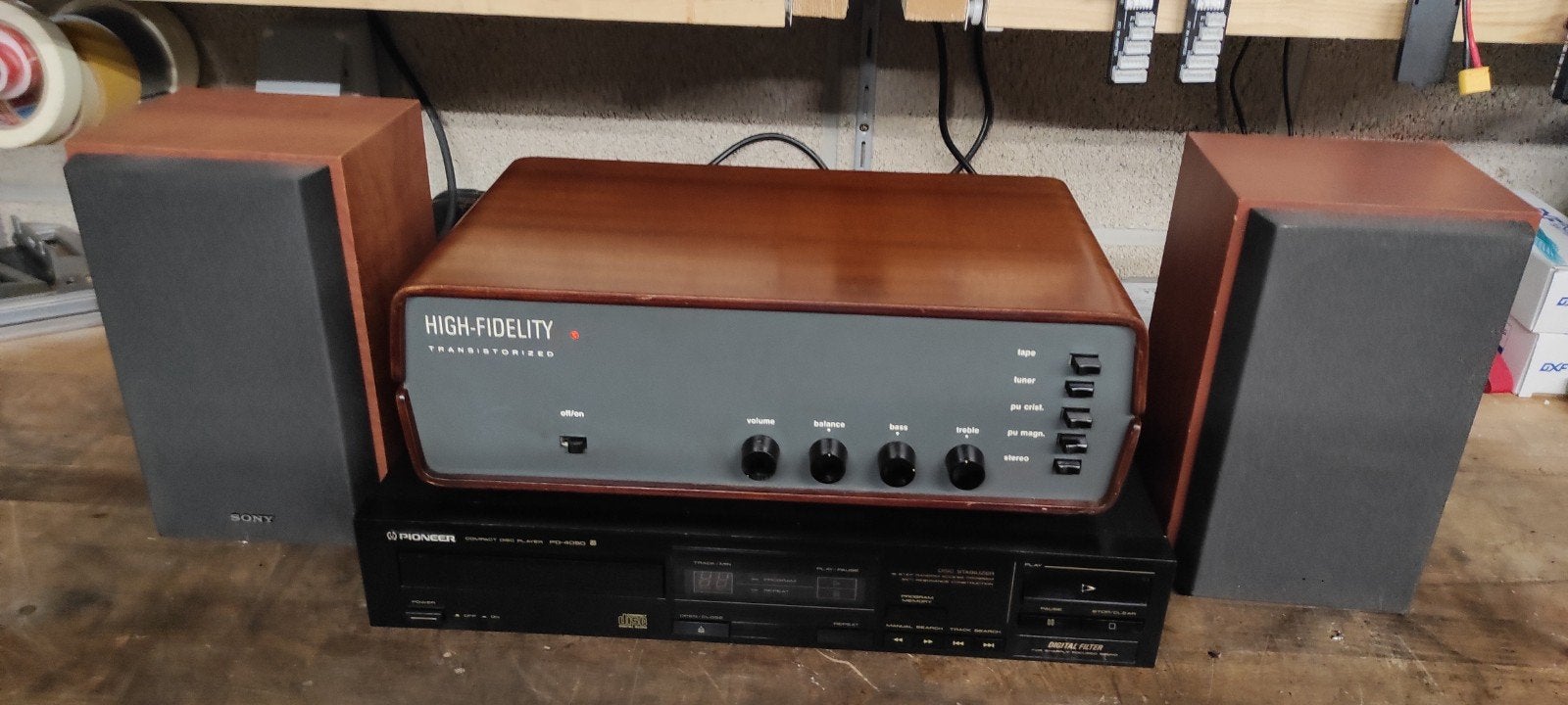 Ampli MBLE bbo859, Audio, Tv en Foto, Ophalen of Verzenden