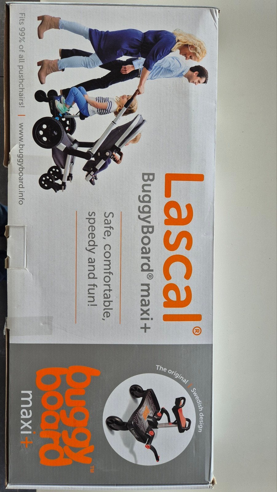 Lascal BuggyBoard Maxi+, Kinderen en Baby's, Ophalen of Verzenden, Gebruikt, Overige merken