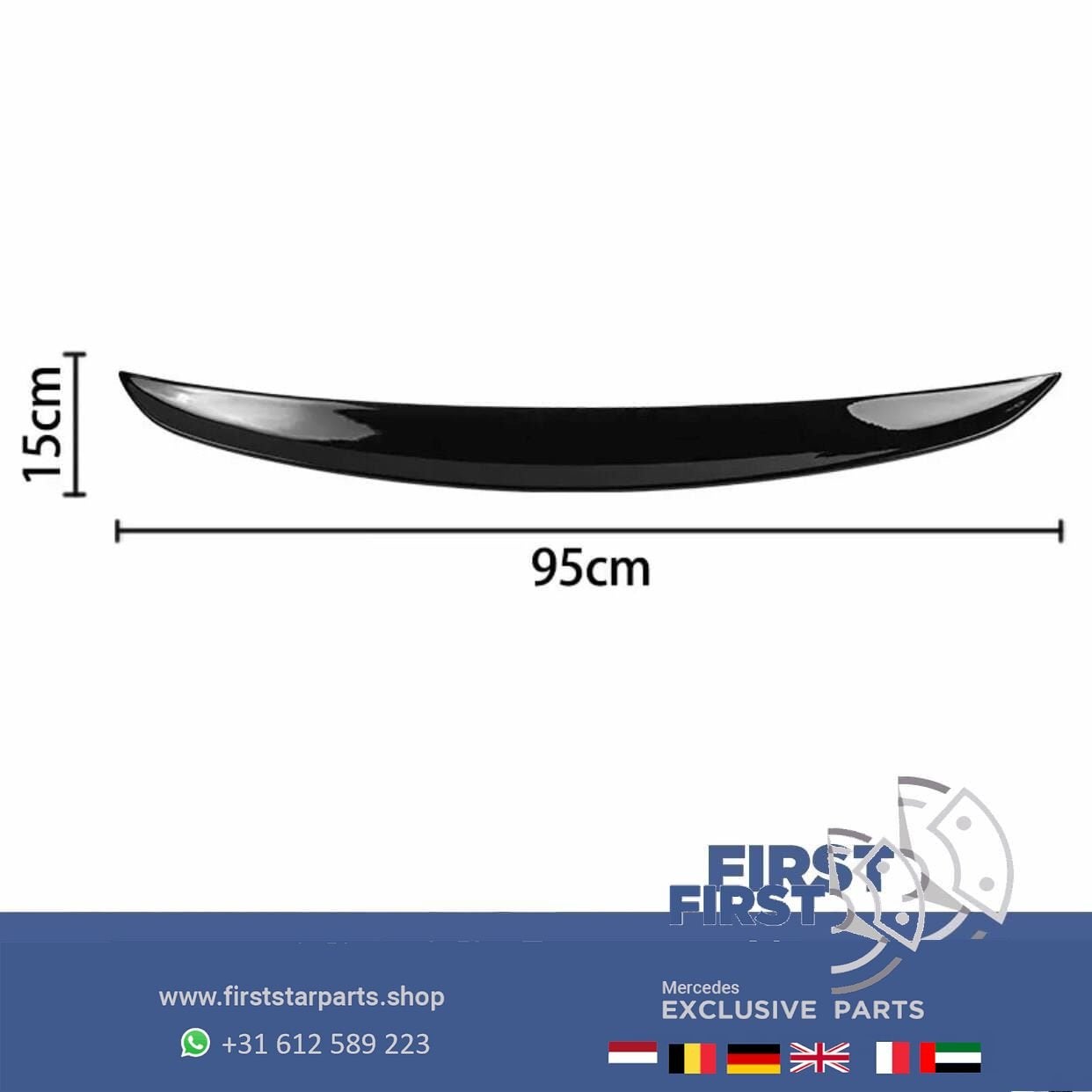 W177 A35 AMG DAK SPOILER Mercedes A Klasse 2018-2023 35 AMG, Arrière, Haillon arrière, Utilisé, -