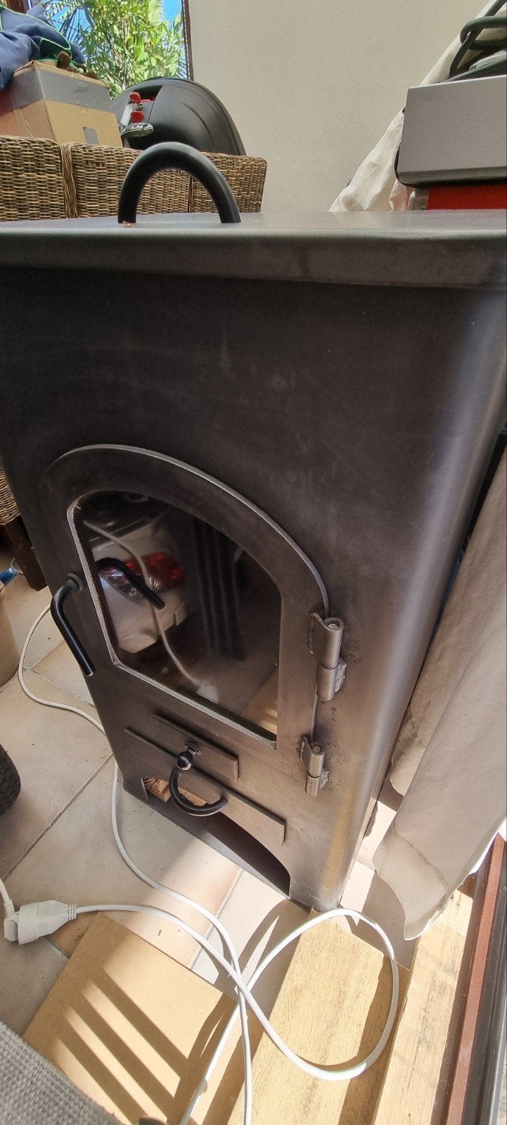 nouveau poêle à bois en tôle d'acier, la cuisson peut se fai, Enlèvement, Bois