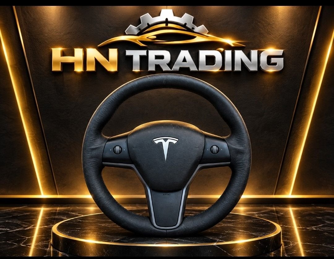 Origineel Tesla Model 3 / Model Y Leder Stuurwiel Compleet M, Gebruikt, -, -, Ophalen of Verzenden