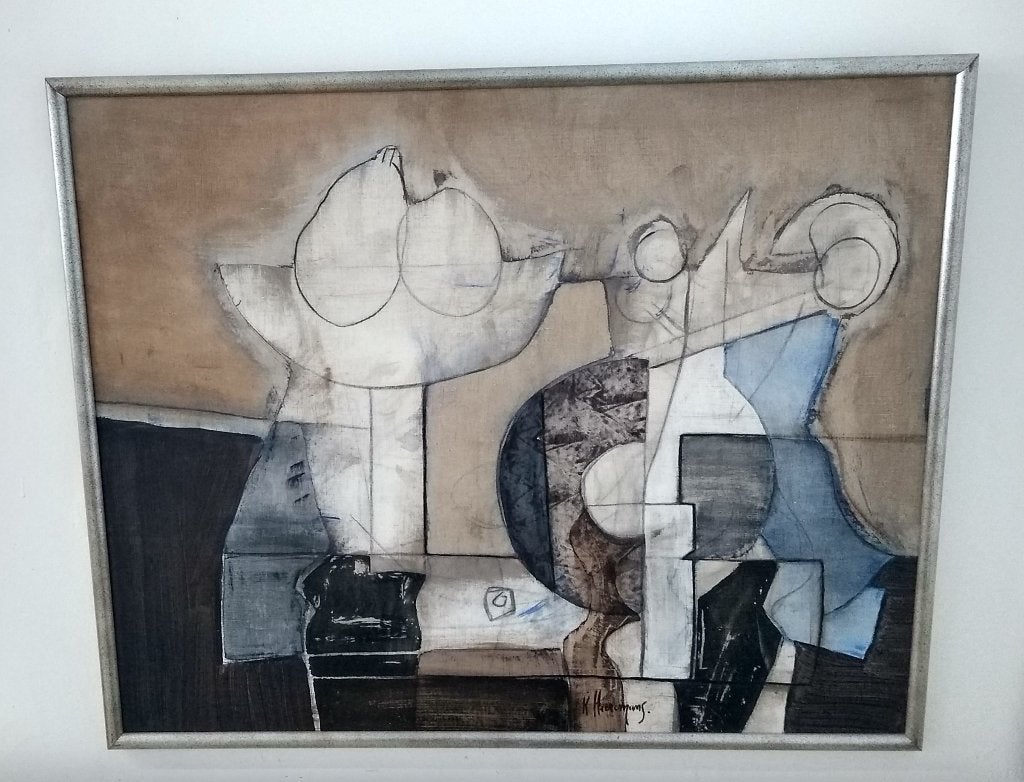 Karl Heeremans. Schilderij., Antiek en Kunst, Kunst | Schilderijen | Modern, Ophalen, Olieverf