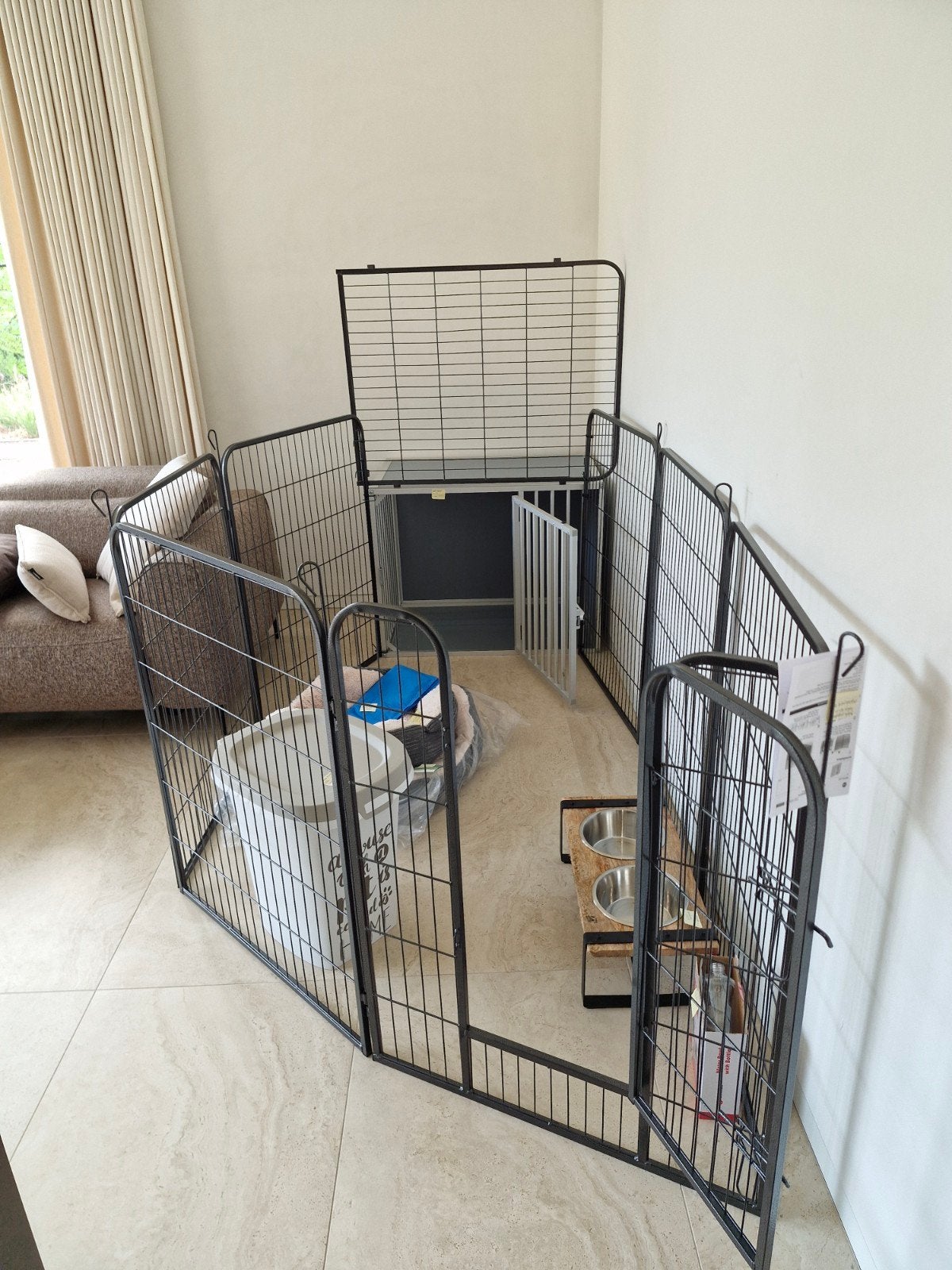 hondenren voor binnen en buiten, Dieren en Toebehoren, Ophalen, Zo goed als nieuw, 100 cm of meer
