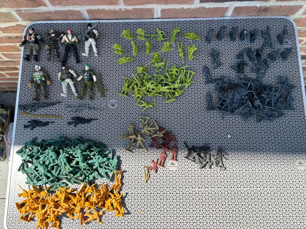 Gros lot jouets mixte (guerre, vehicules, animaux), Enlèvement ou Envoi, Utilisé