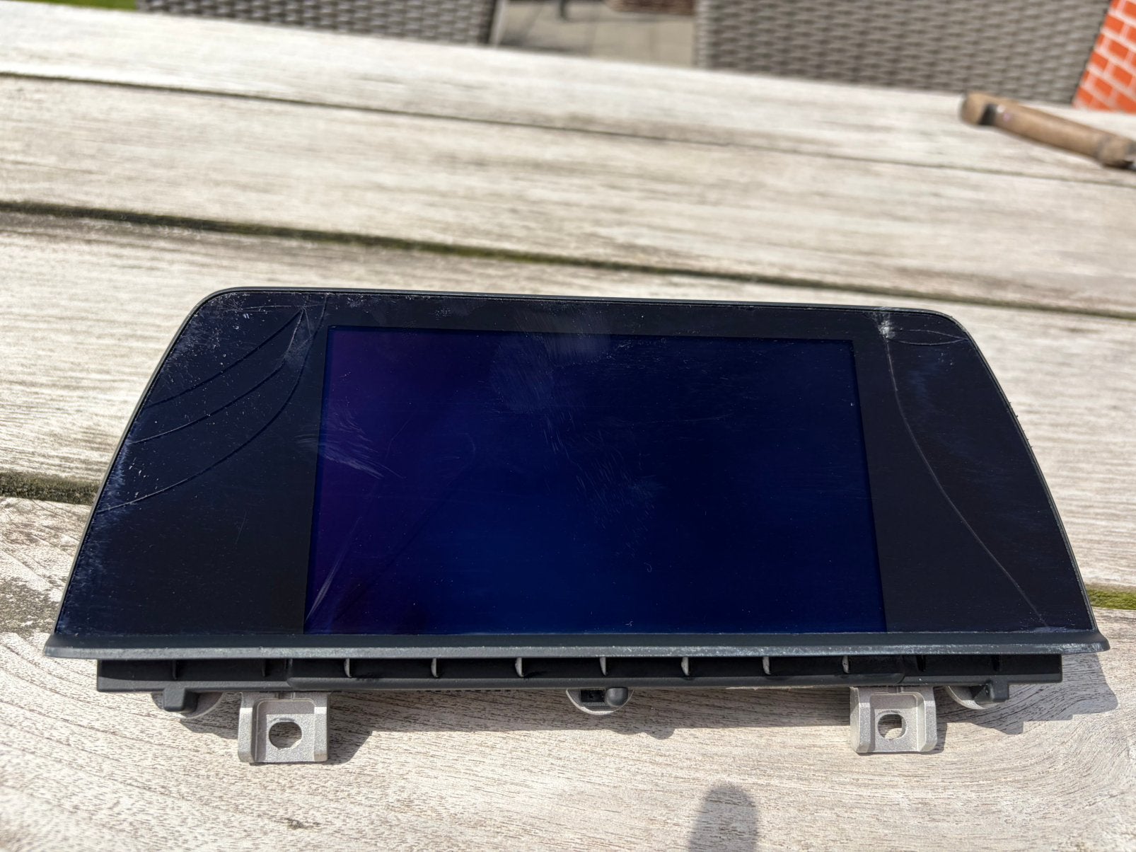 BMW iDrive scherm F-Chassis GEBARSTEN, Ophalen
