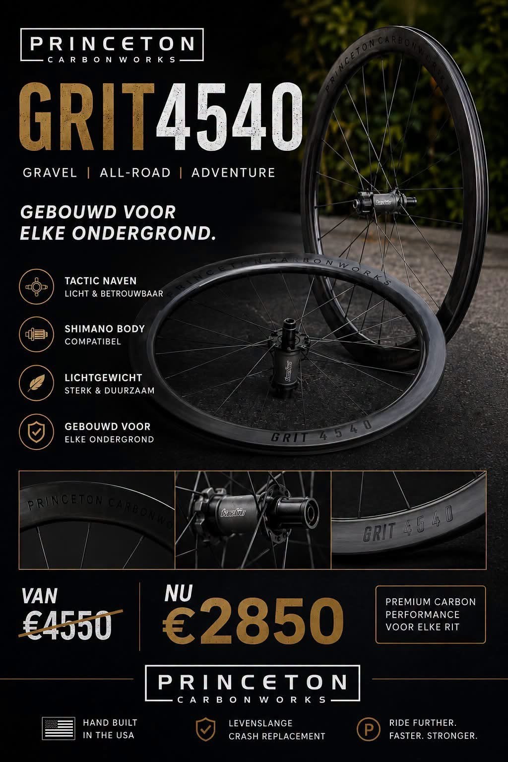 Laatste setje priceton wielset, Ophalen, Zo goed als nieuw