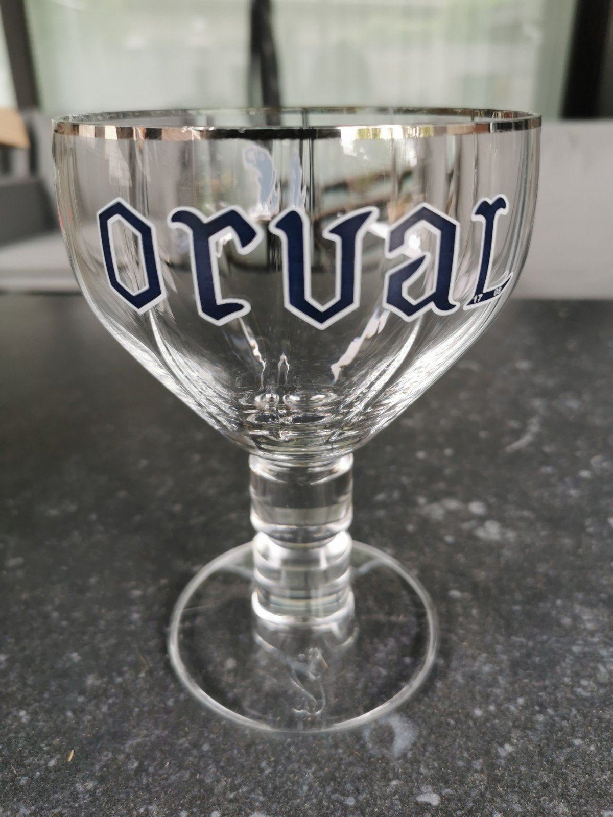 Orval glas 17 08 zie foto's, Verzamelen, Biermerken, Ophalen of Verzenden