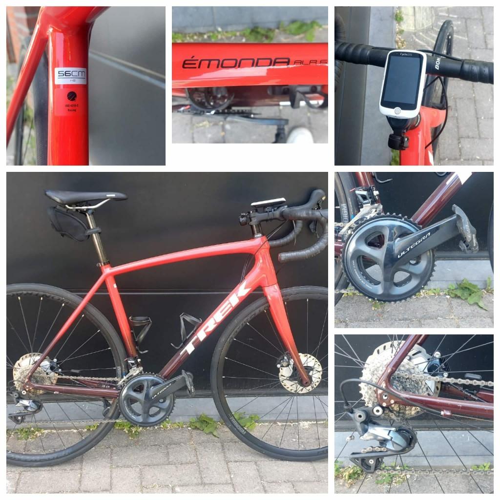 Koersfiets TREK émonda rood, Fietsen en Brommers, 15 tot 20 versnellingen, 53 tot 57 cm, Ophalen, Overige merken