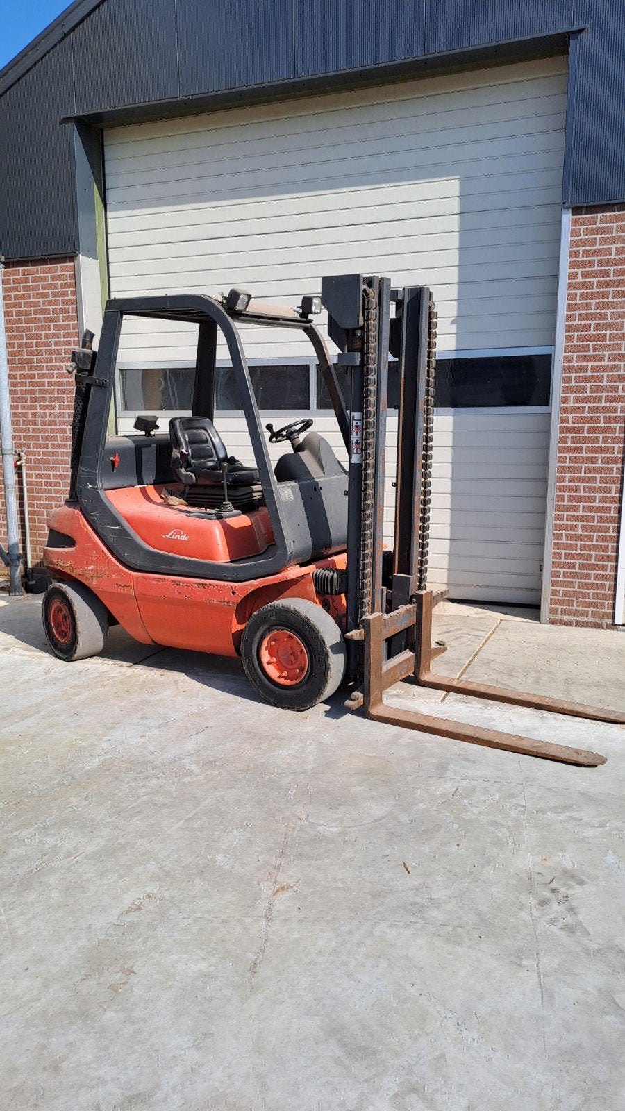 Linde h20d, Ophalen