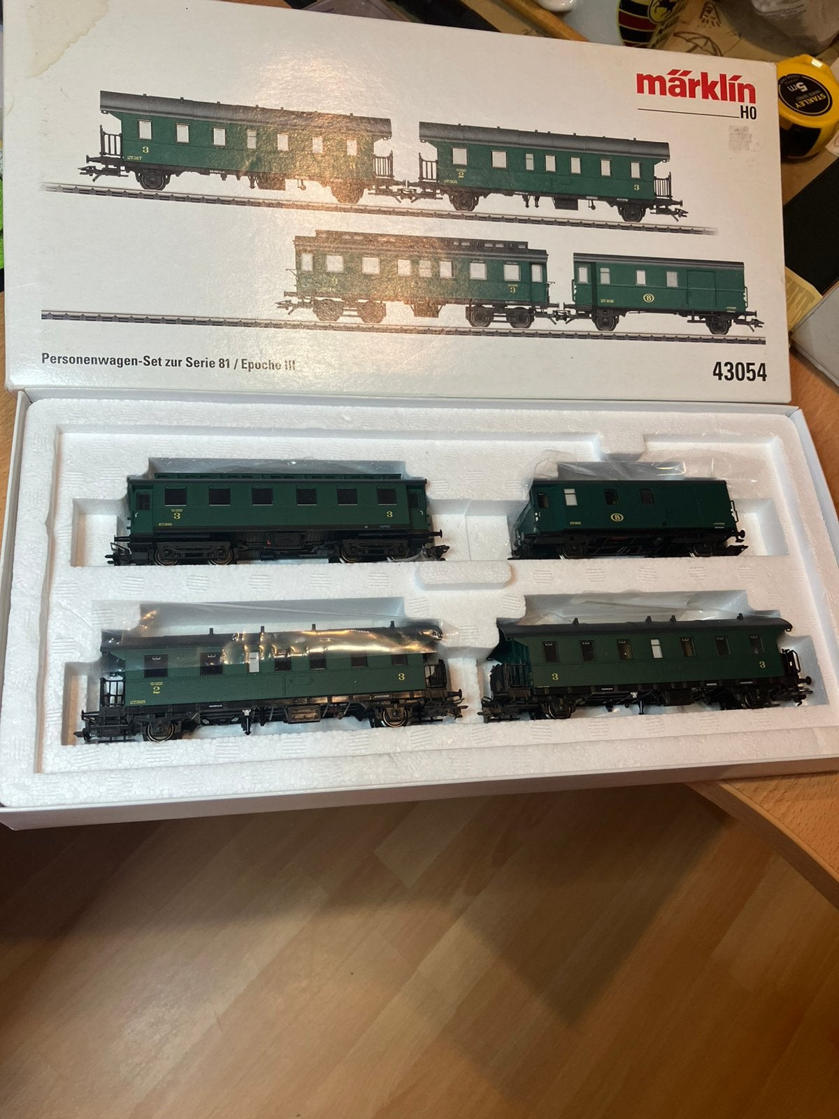 Marklin HO 43054 NMBS-set serie 81 Epoch 3 Mint, Wisselstroom, Treinset, Ophalen of Verzenden, Zo goed als nieuw